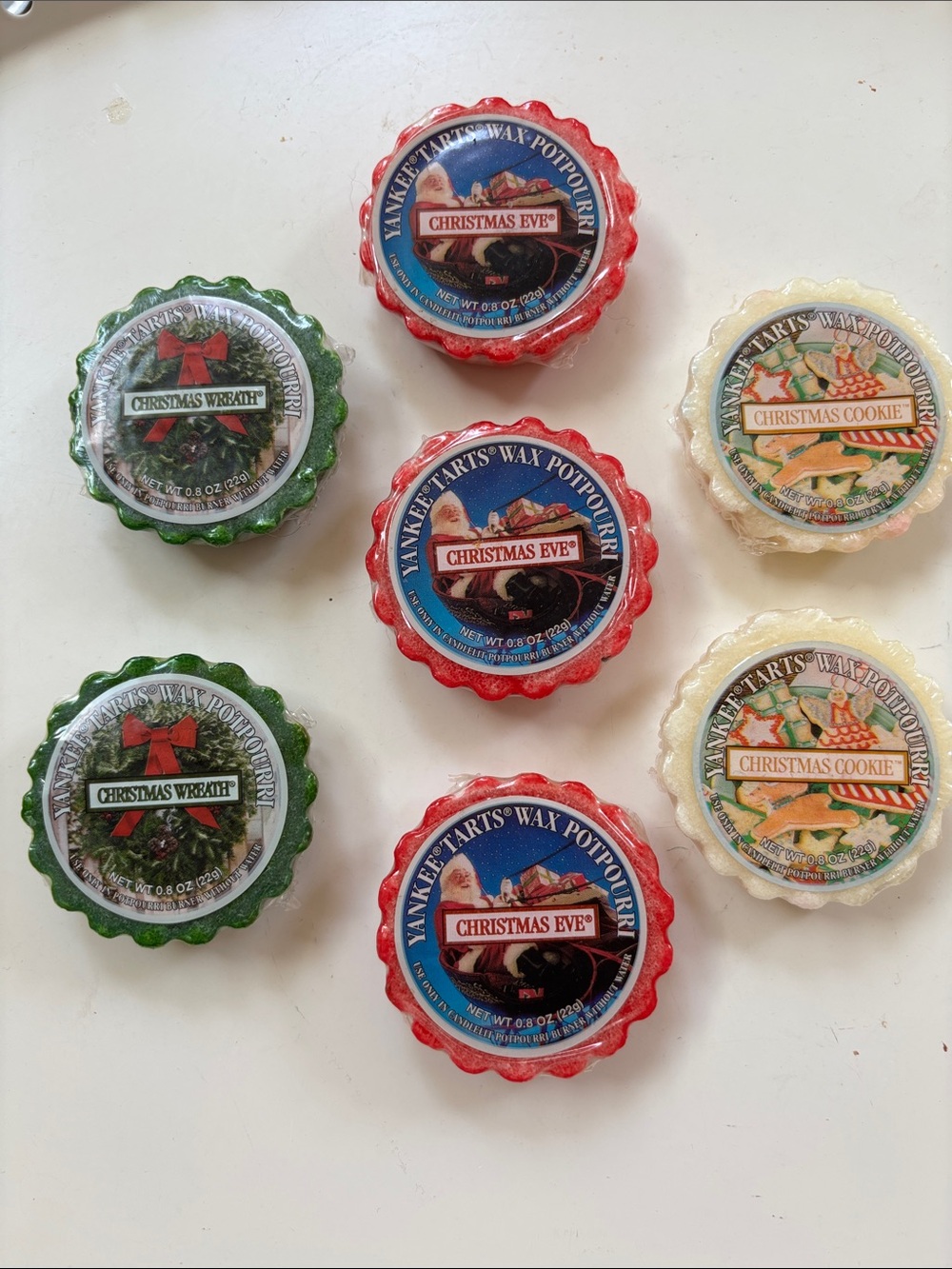 Vintage Yankee Tart Wax Potpourri Melts - Christmas Eve & Holiday Scents 0.8 oz